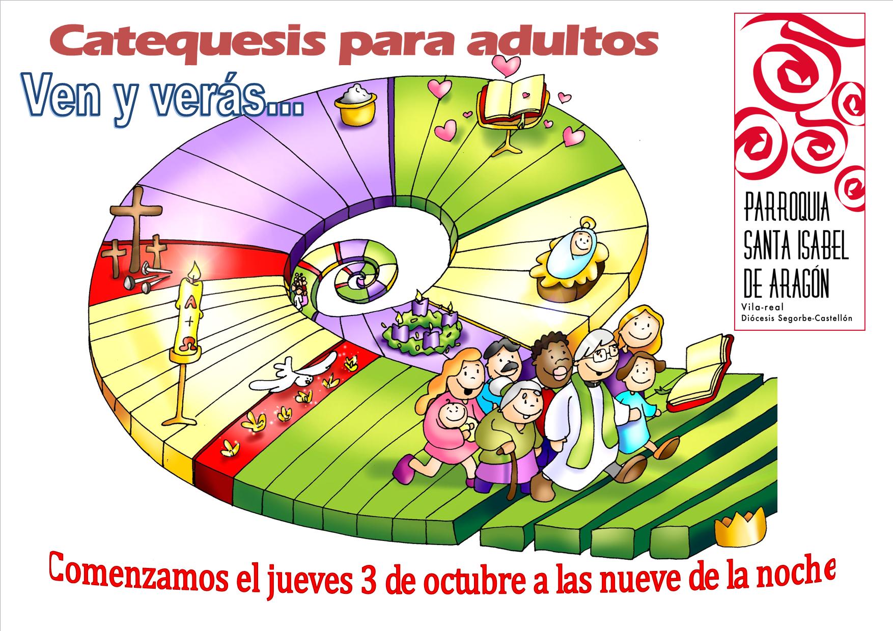cartel catequesis de adultos 2013