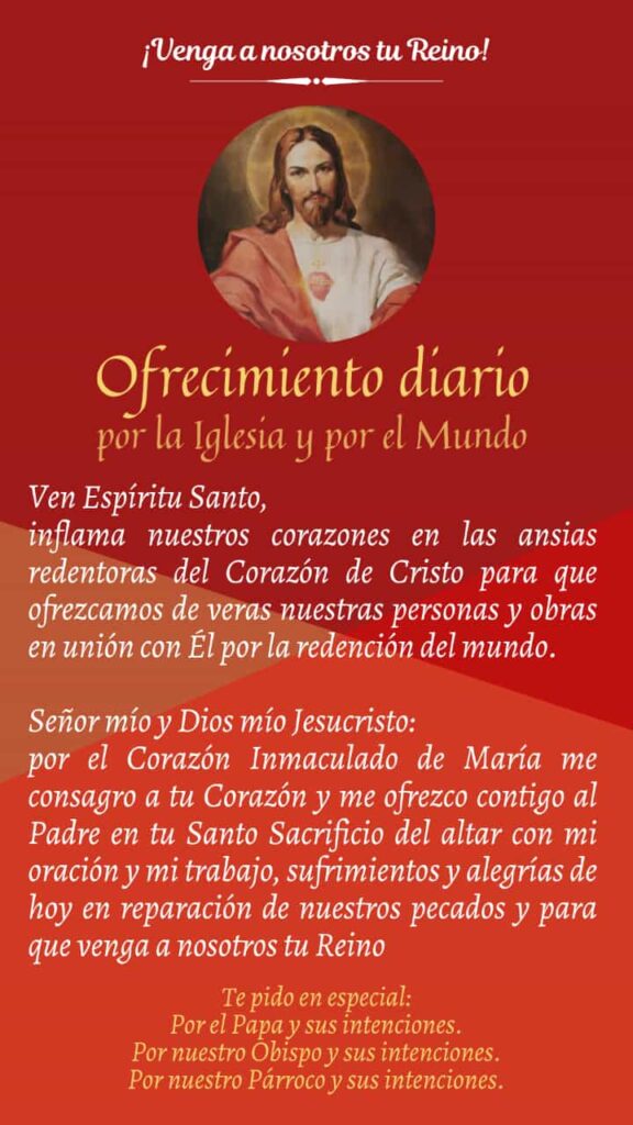 Ofrecimiento de obras